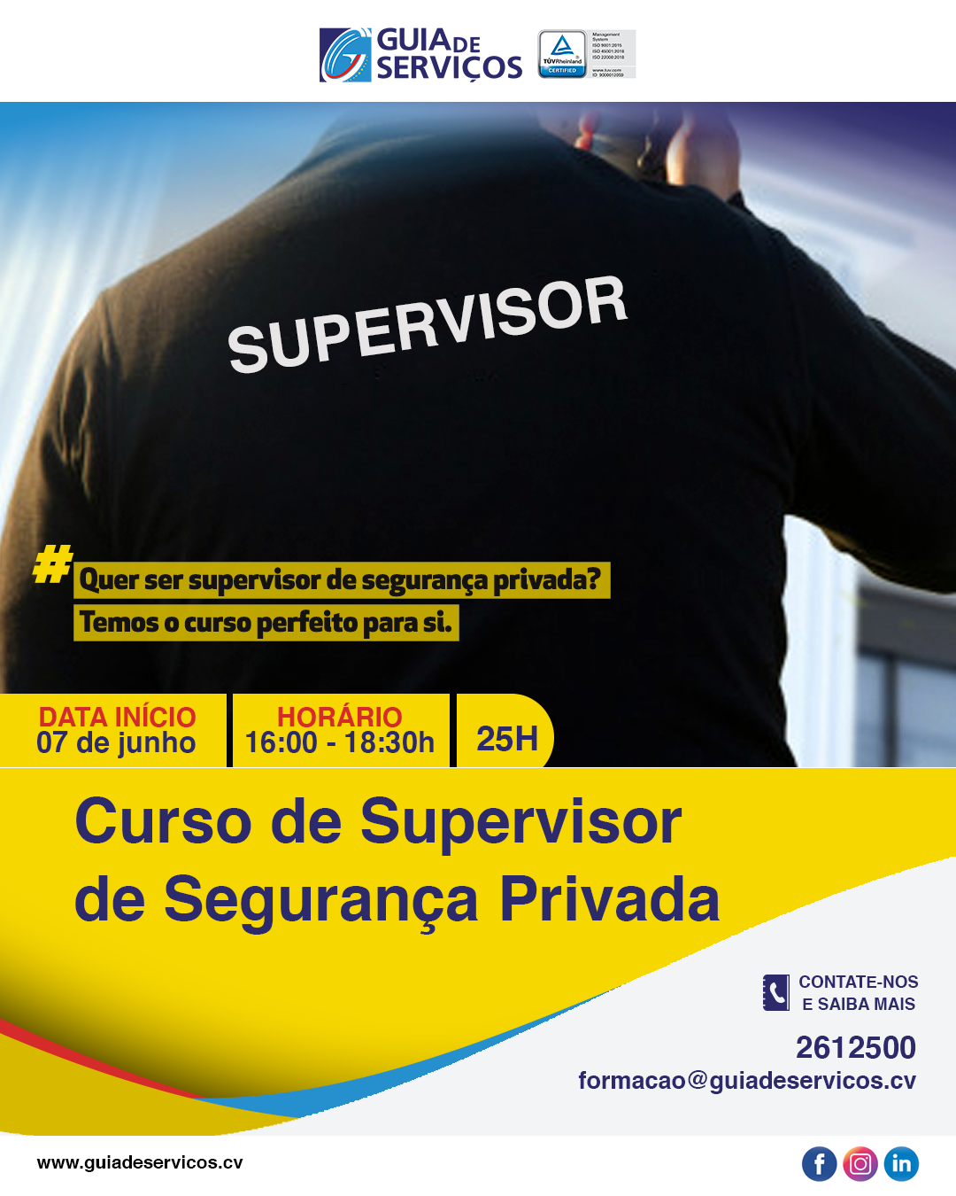 Supervisor(a) de Segurança_Guia de Serviços